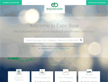 Tablet Screenshot of expobase.com
